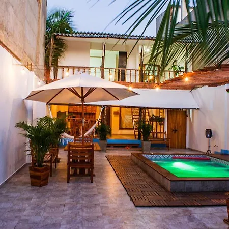 Casa De Playa En La Boquilla Con Piscina Сasa de vacaciones Cartagena